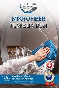 Pella Çamaşır Suyu Ile Kullanılabilen 3'lü Temizlik Bezi, 60x40cm ürün fotoğrafı