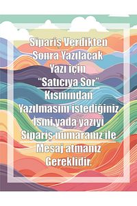 Kapı Süsü Ahşap Üzerine Pleksi Yazı ürün fotoğrafı