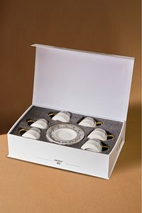 Globe 6 Kişilik Kahve Fincanı Takımı 80 ml Klasik ürün fotoğrafı