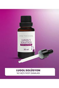 Raw Material Lugol'S Solution Iyot%2 Damla 30 Ml ürün fotoğrafı