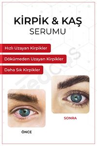 Kaş & Kirpik Güçlendirici Biotin+Peptit+Bitkisel Yağ Kompleksi Uzatma,Gürleştirme ve Dökülme Karşıtı ürün fotoğrafı