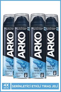 Serinletici Cool Erkek Bakım Tıraş Jeli 4x200ml ürün fotoğrafı