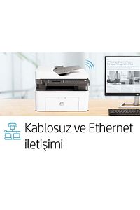 Lazer MFP 137fnw, Baskı, Fotokopi, Tarama, Faks, 4ZB84A ürün fotoğrafı