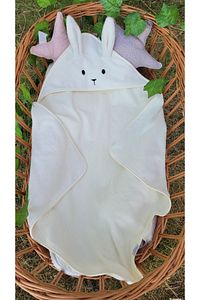 pamuklu Yumuşacık kız-erkek Yenidoğan/bebek Banyo Havlu Kundak /Tavşan ürün fotoğrafı