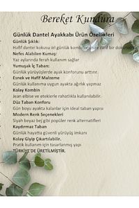 Kadın Zenne Dantel Bot Bej ürün fotoğrafı