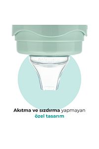 Kulplu Akıtmaz Alıştırma Bardağı, 160 Ml, Powder Green, 6 Ay , 1 Adet ürün fotoğrafı