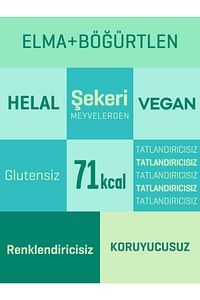 Böğürtlen Meyve Barı 24 Adet | Sağlıklı Atıştırmalıklar – Vegan, Glutensiz, Koruyucusuz 20gx 24adet ürün fotoğrafı