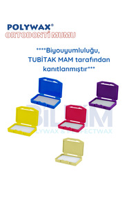 5 Adet Aromalı Ortodonti Mumu- Diş Teli Mumu - Braket Mumu Wax- Ortodontik Wax - Karışık Koku ürün fotoğrafı