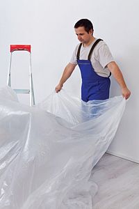 Eko Hışır Örtü Eşya Koruma Örtüsü Hışır Örtü Boya Badana Örtüsü Toz Koruma Örtüsü 50m² ürün fotoğrafı