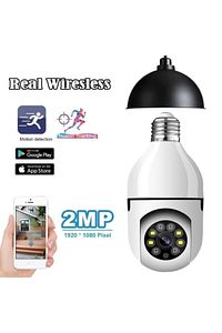 Wifi 360 Panoramik Ampul Kamera Güvenlik Kamerası Çift Wifi 360 Derece Gece Görüşlü ürün fotoğrafı