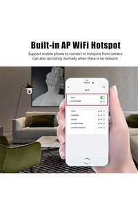 Wifi 360 Panoramik Ampul Kamera Güvenlik Kamerası Çift Wifi 360 Derece Gece Görüşlü ürün fotoğrafı