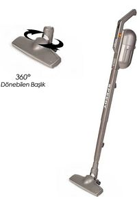 Speedy Pro Du 2100 Dikey Elektrikli Süpürge Torbasız Kullanım 360 Dönebilen Başlık 500W Antrasit ürün fotoğrafı