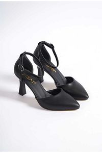 Kadın Siyah Yüksek Topuklu Stiletto Ayakkabı ürün fotoğrafı