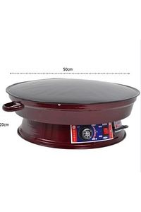 Orginal 2000w Elektrikli Lüks Termostatlı 50 Cm Ekmek,gözleme,börek Ve Katmer Sacı ürün fotoğrafı