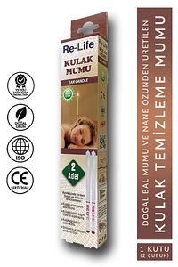 Kulak Temizleme Mumu Çubuğu 1 Kutu (2 Çubuk) ürün fotoğrafı
