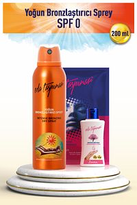 Yoğun Bronzlaştırıcı Sprey 200ml - Zanou El Kremi 50ml & Eye (Göz altı) Maskesi ürün fotoğrafı