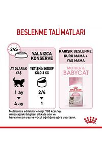 Mother&babycat Gebe/laktasyondaki Anne Ve Yavru Kedi Için Kedi Konservesi 195g ürün fotoğrafı