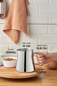 Cooper Süt Potu/cezve 1200 ml ürün fotoğrafı