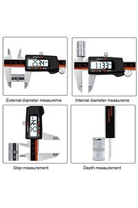 150 X 0,01mm Dijital Paslanmaz Çelik Elektronik Hassas Kumpas ürün fotoğrafı