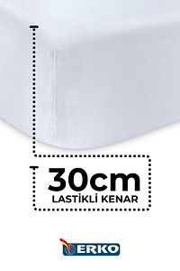 Micro Full Kenar Fitted Sıvı Geçirmez Alez Yatak Koruyucu ürün fotoğrafı
