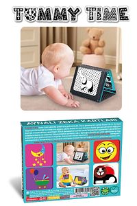Tummy Time Aynalı Ilk Zeka Kartları – 0-12 Ay Bebekler Için Gelişim Destekleyici Eğitim Seti ürün fotoğrafı