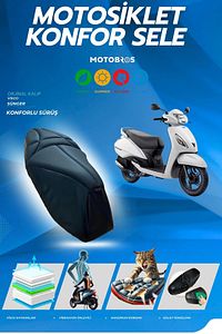 Tvs Jupiter 110 - 125 Konfor Sele Sele Kılıfı Visco Sünger (SU GEÇİRMEZ- YIRTILMAZ) ürün fotoğrafı