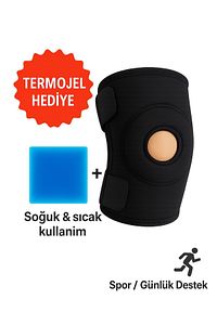 Medical Patella Destekli Diz Korsesi Çapraz Bağ Menisküs Ağrısı Için Sporcu Dizlik ürün fotoğrafı