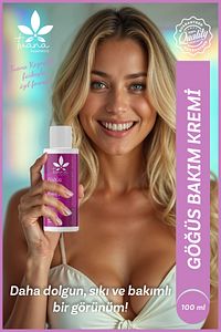 Göğüs Ve Kalça Dikleştirici & Dolgunlaştırıcı , Büyütücü, Sıkılaştırıcı Göğüs Bakım Kremi 100ml ürün fotoğrafı