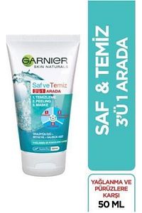 Saf Ve Temiz 3 Ü 1 Arada Okaliptus Peeling Maske 50ml ürün fotoğrafı