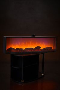 Elektrikli Şömine 120 X 30 X 14 Cm Renk Modlu Uzaktan Kumandalı ürün fotoğrafı