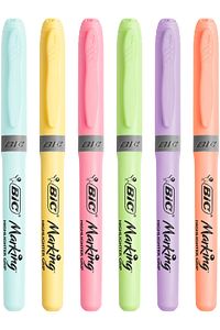 Kalem Tipi Fosforlu Kalem Pastel Renk 6'lı ürün fotoğrafı