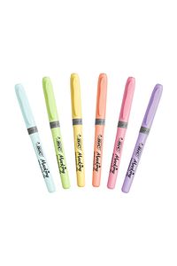 Kalem Tipi Fosforlu Kalem Pastel Renk 6'lı ürün fotoğrafı