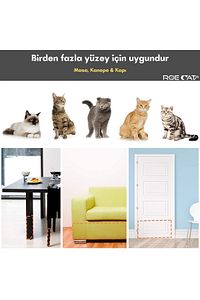 Kedi Eğitim Bandı, Mobilyalar Için Tırmalamaya Karşı Önleyici, %100 Şeffaf, Non-toxic, 10cm X 10m ürün fotoğrafı