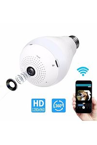 SıhıShop Ampul Şeklinde Kablosuz Panoramik İp Kamera 1080055 ürün fotoğrafı