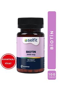 Biotin 2000 Mcg 100 Tablet ürün fotoğrafı