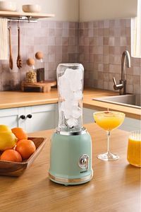 Retro Personal Kişisel Smoothie Blender Green ürün fotoğrafı