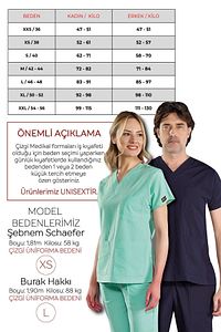 Lacivert Dr Greys Terikoton Doktor Hemşire Forması Medikal Forma Cerrahi Takım Ince Kumaş (ALT ÜST) ürün fotoğrafı