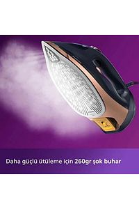 7500 Serisi Buharlı Ütü, 3200W, 55 g/dk Sürekli Buhar, SteamGlide Elite, 260 g Şok Buhar, DST7510/80 ürün fotoğrafı