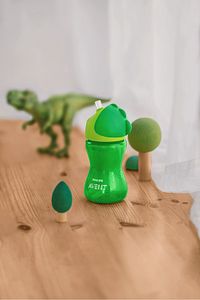 Yeşil Pipetli Bardak 300 ml Yeni Model ürün fotoğrafı