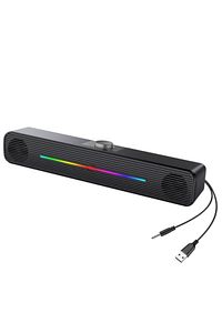 E-3544 Telefon Bilgisayar Tablet Rgb Stereo Usb Hoparlör Soundbar ürün fotoğrafı