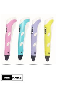 3d Pen - 3d Üç Boyutlu Yazıcı Kalem Printer 3 Renk Filament ürün fotoğrafı