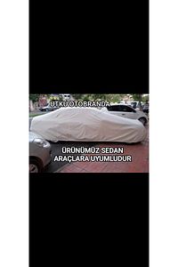 Sedan Uyumlu Araba Brandası, Güneş Brandası,oto Branda Ham Bez Pamuklu Kumaş ürün fotoğrafı