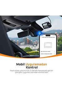 70mai A810 Ön Ve Rc12 Arka Araç Içi Kamera Seti ürün fotoğrafı