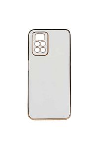 Redmi Note 11 Pro & 12 Pro 4g Kılıf Parlak Kenarlı Altın Işlemeli Kamera Korumalı Kapak ürün fotoğrafı