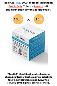 Kedi Eğitim Bandı, Mobilyalar Için Tırmalamaya Karşı Önleyici, %100 Şeffaf, Non-toxic, 10cm X 10m ürün fotoğrafı