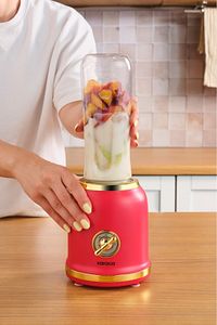 Retro Personal Kişisel Smoothie Blender Red ürün fotoğrafı