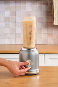 Retro Personal Kişisel Smoothie Blender Grey ürün fotoğrafı