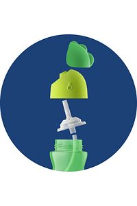 Yeşil Pipetli Bardak 300 ml Yeni Model ürün fotoğrafı