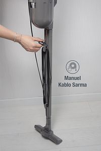 Pratic-s P 1200 Toz Torbasız Dikey Süpürge Antrasit ürün fotoğrafı