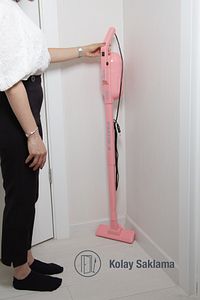 Pratıc-s P1200 Toz Torbasız Dikey Elektrik Süpürgesi Pembe ürün fotoğrafı
